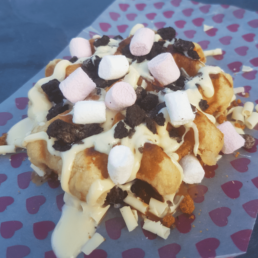 Oreo waffles for events